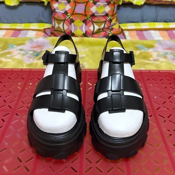 Melissa Ella Platform Sandals NWOB Sz 10 - Picture 4 of 8
